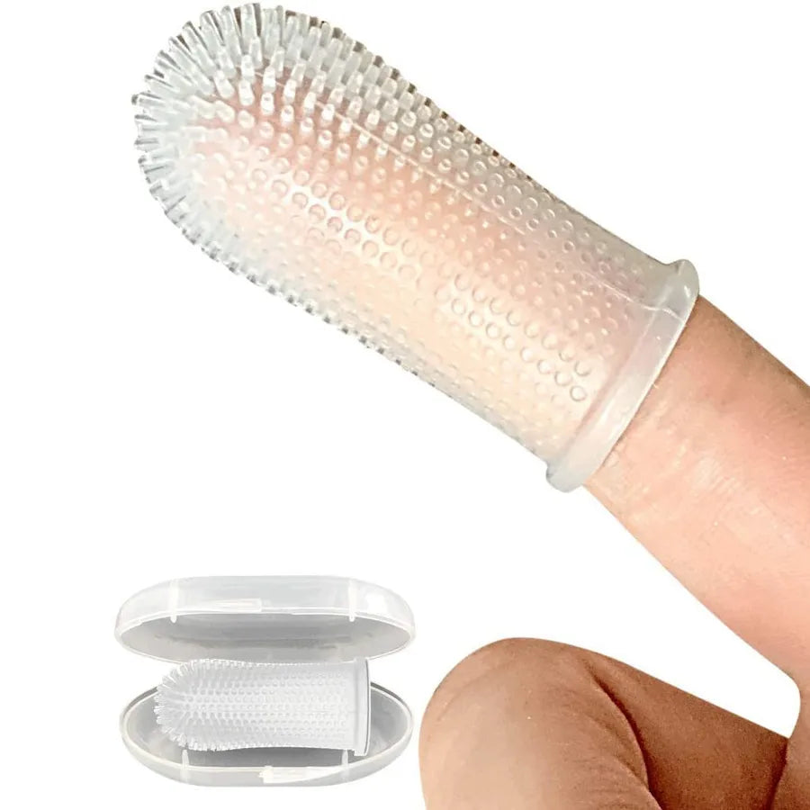 explosions dog toothbrush pet Finger Set teeth cleaning care toothbrush dog silicone finger brushing