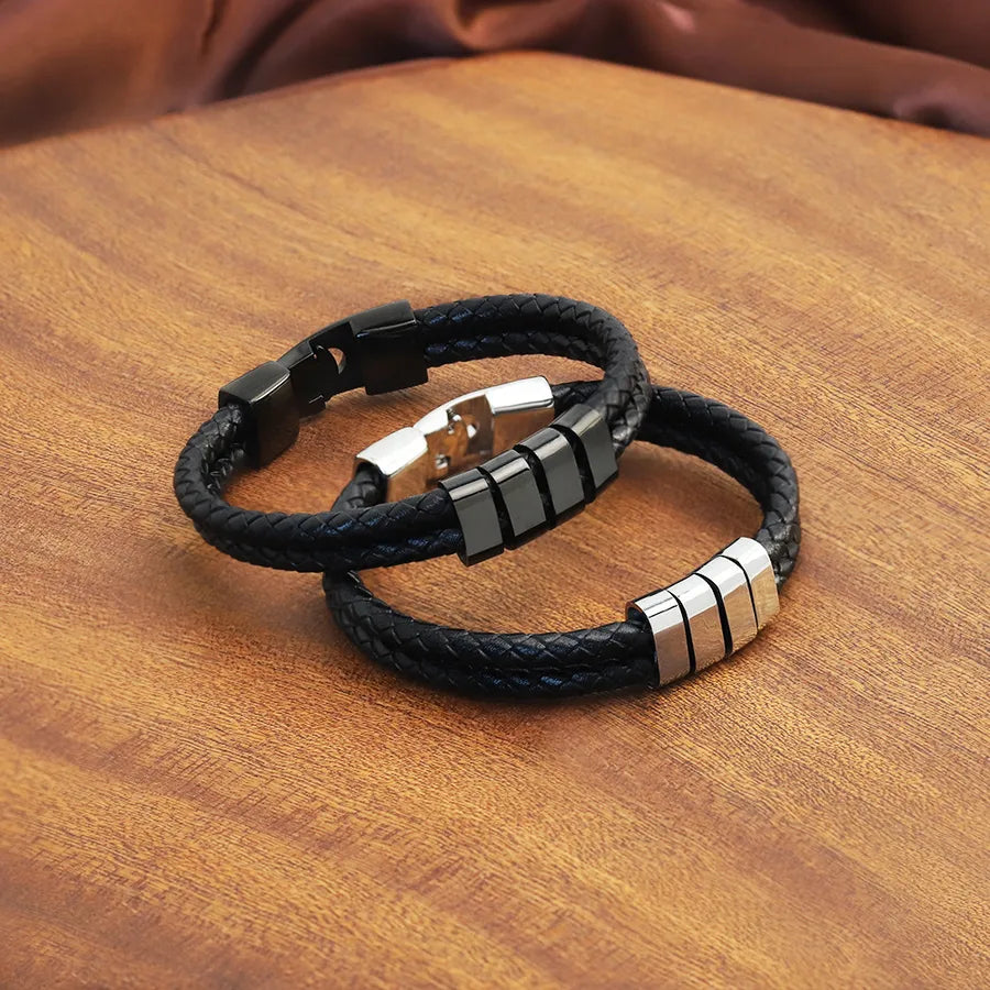 simple style letter stainless steel bracelets stainless steel bracelets