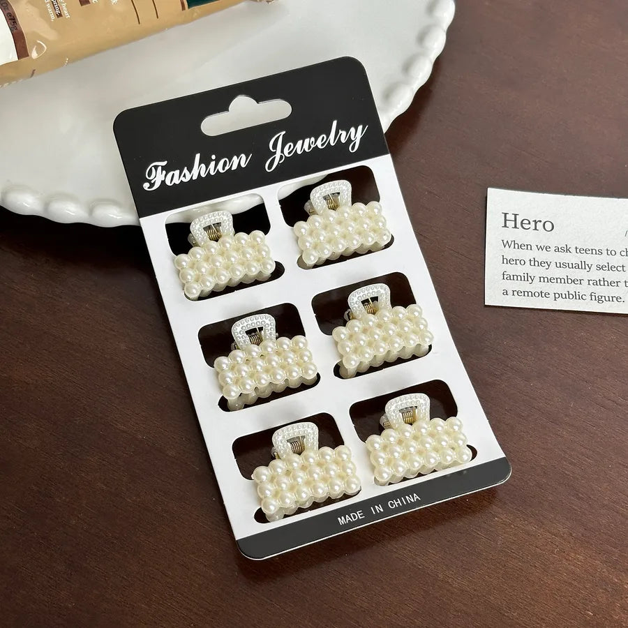 Duowei Jewelry New Version Mini Pearl Hair Accessories Small Elegant Hair Accessories Versatile Bangs Hair Clips Shower Hair Clips