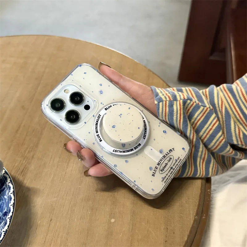 Acrylic Splash Ink Basic Simple Style Phone Cases Phone Accessories