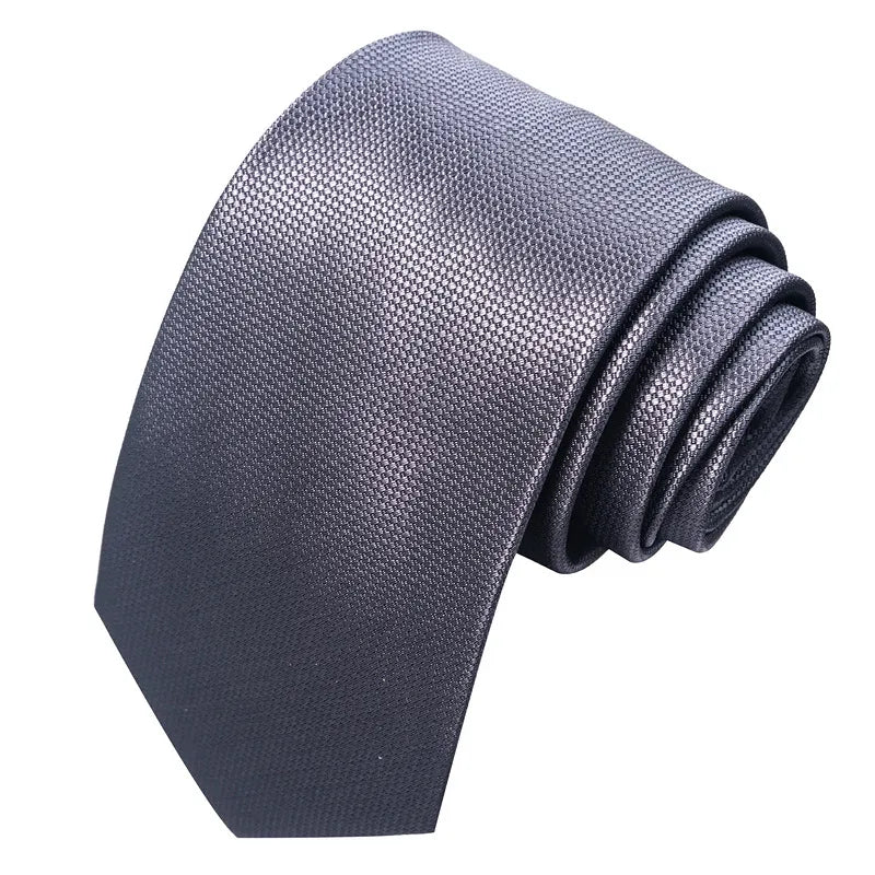 business formal solid color cashew nuts flower polyester yarn men's tie