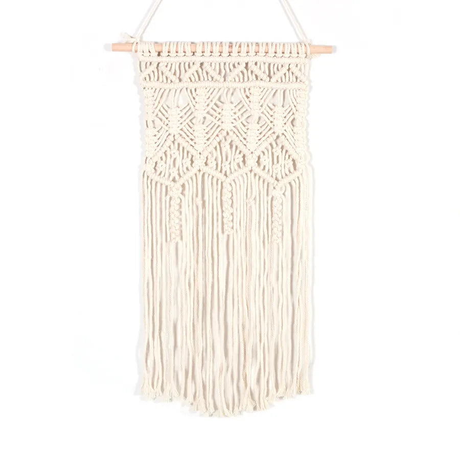 Nordic style woven tapestry div handicraft cotton rope decorative pendant simple B & B tapestry  hot supply