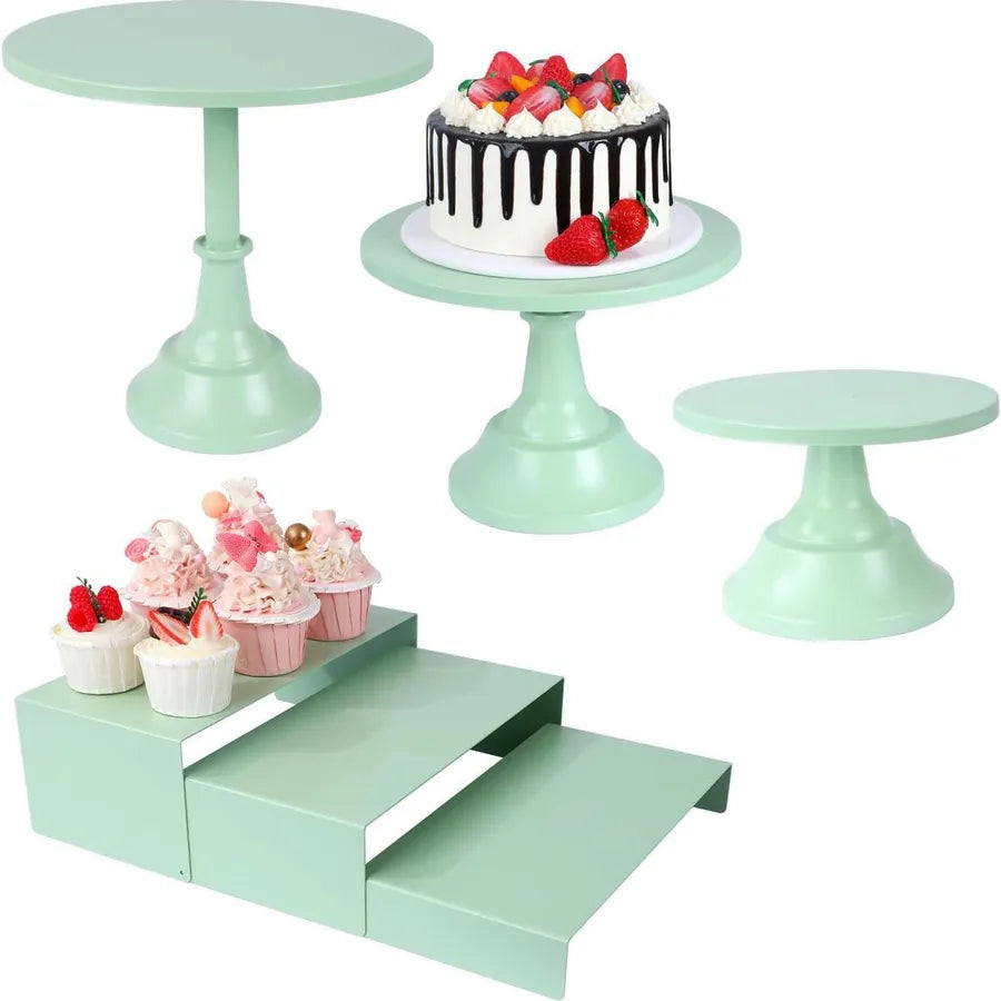 Elegant Solid Color Iron Dim sum rack 1 Set