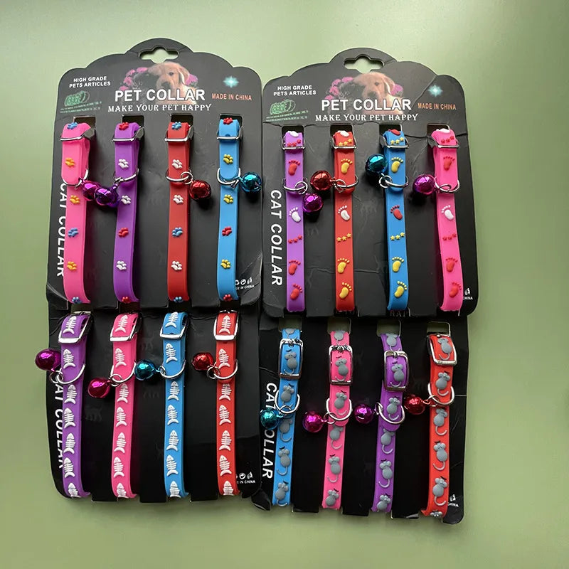 cartoon style silica gel cartoon pet collar