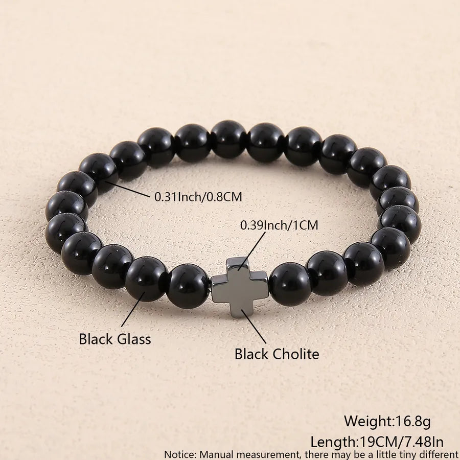 Casual Commute Cross natural stone Wholesale Bracelets