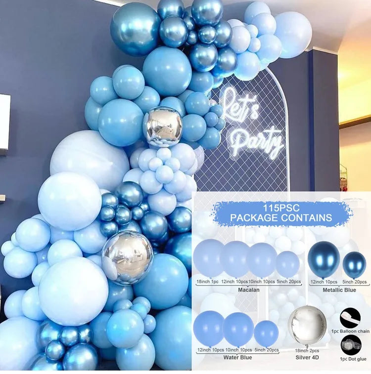 10 Series Birthday Party Decoration Balloon Suit Balloon Chain Arch Wedding Wedding Room Scene Arrangement
