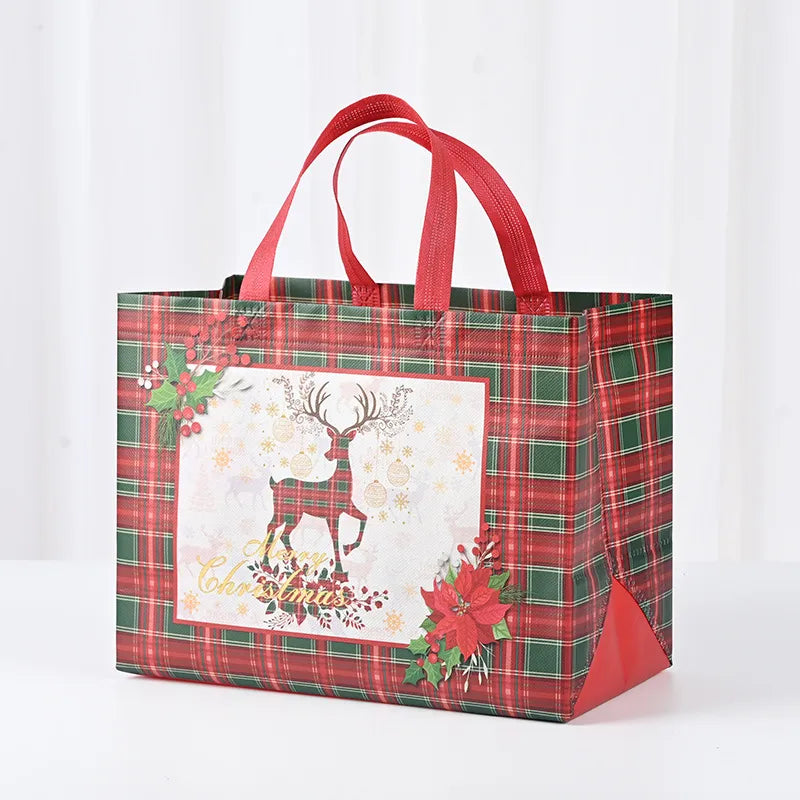Christmas Cute Christmas Tree Wreath Elk Nonwoven Party Festival Gift Wrapping Supplies
