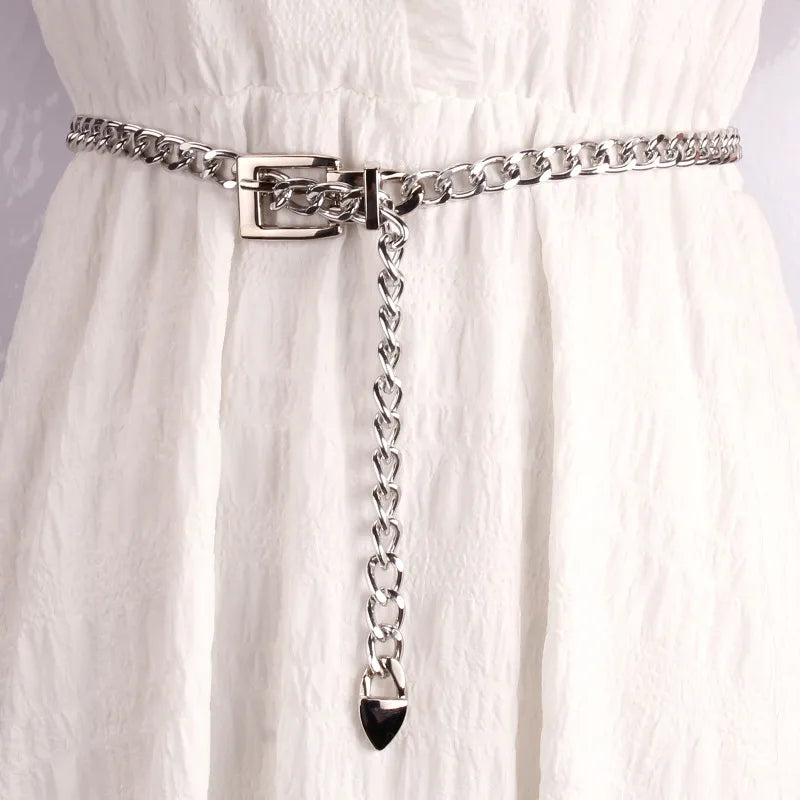 wind waist chain fashion personality chain   chain belt tide metal ladies belt manufacturers wholesale