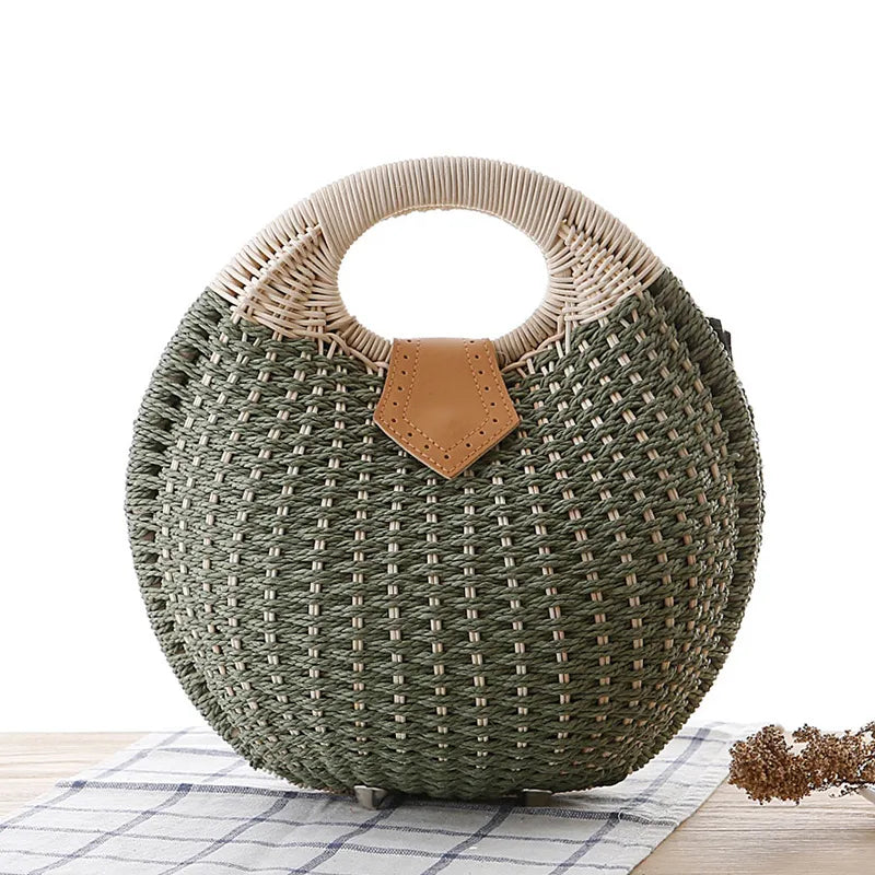 women's medium straw bag
