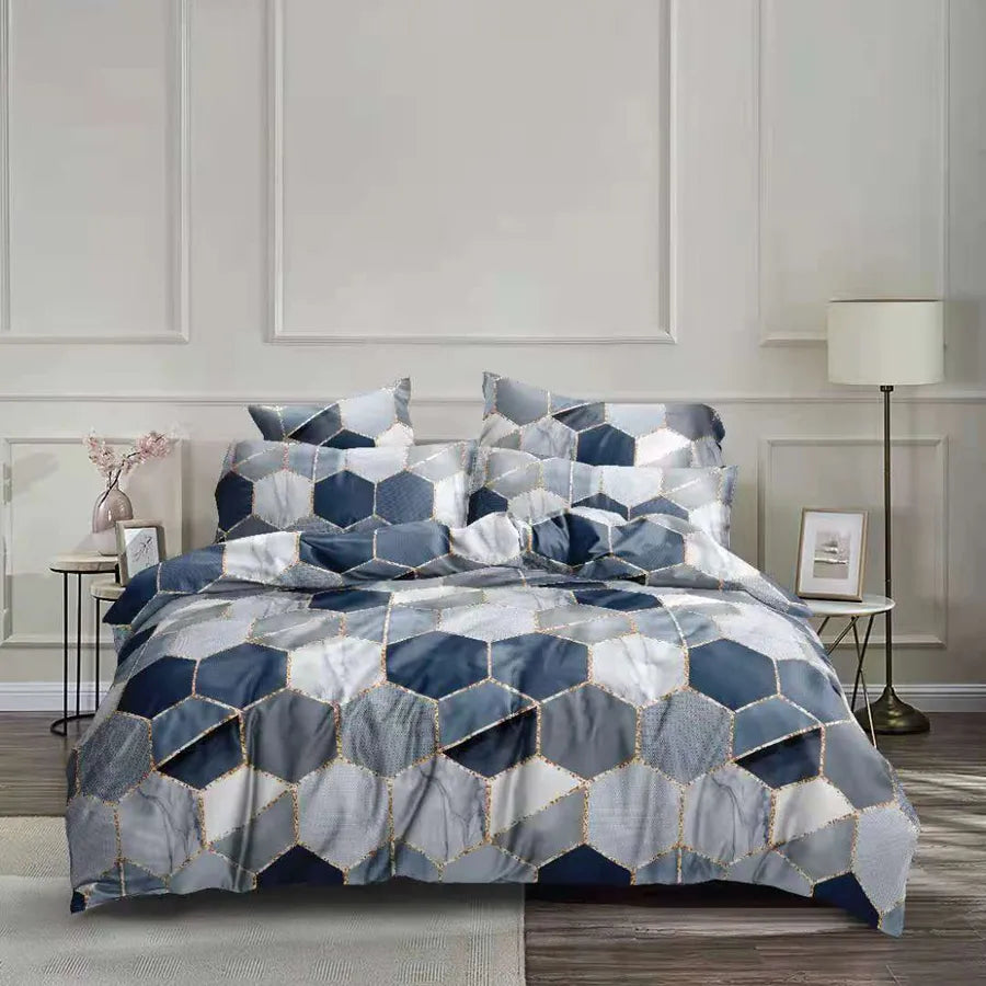 Casual Geometric chemical fiber Beddings Bedding