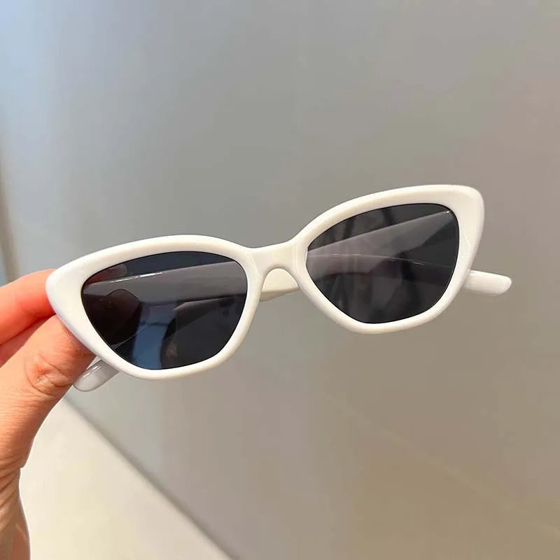 Children's new sunglasses simple frame color men and women treasure Han Feng ins round frame sunglasses clear travel style