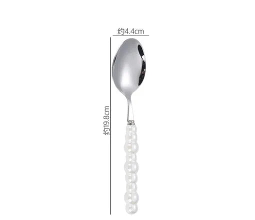 baroque style solid color stainless steel tableware 1 piece 1 set