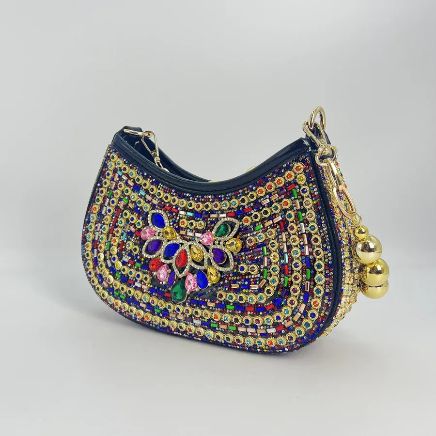 Pu Leather Geometric Pillow Shape Evening Bags