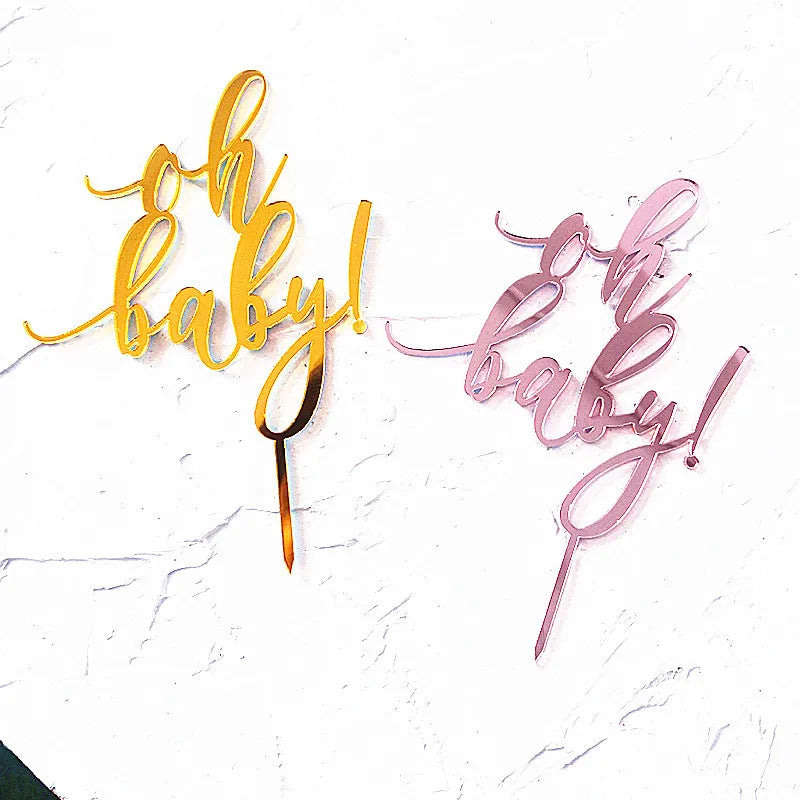 birthday letter arylic party cake decorating supplies