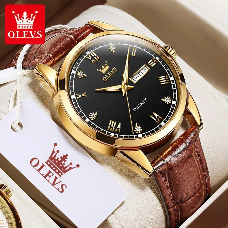Business Solid Color Buckle Quartz Women's Watches