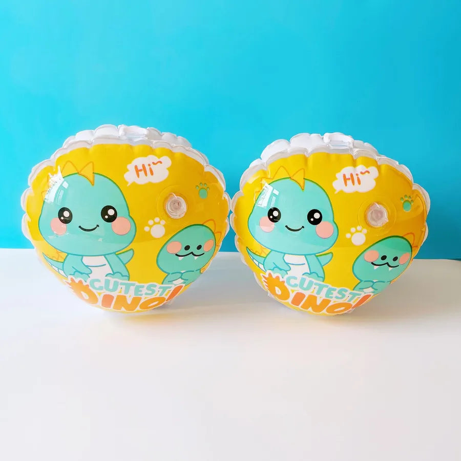 casual simple style cartoon pvc swim ring swimming accessories a pair