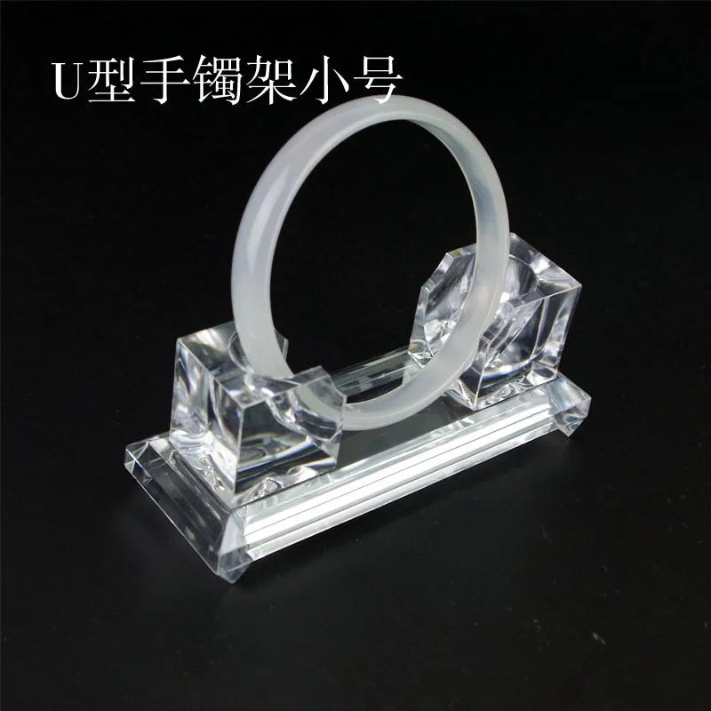 Acrylic Jewelry Display Stand Transparent Bracelet Necklace Holder Nordic Style Integrated Craft PP And Acrylic Material