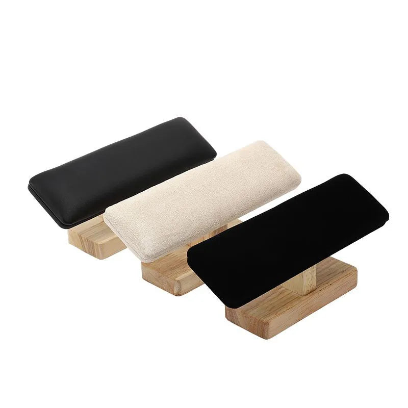 Casual Simple Style Solid Color solid wood Patchwork Jewelry Display