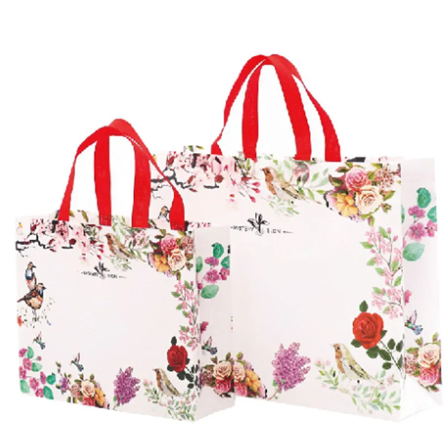 coated non-woven portable clothing handbag advertising shopping bag spot printed logo