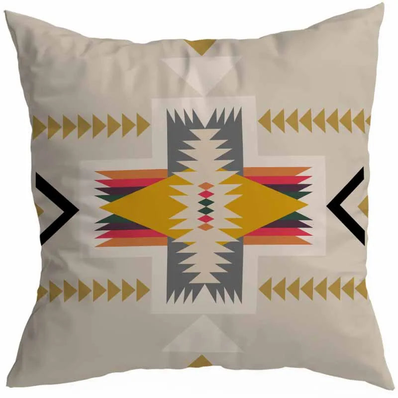 vacation sweet geometric stripe solid color linen fibre peach skin pillow cases