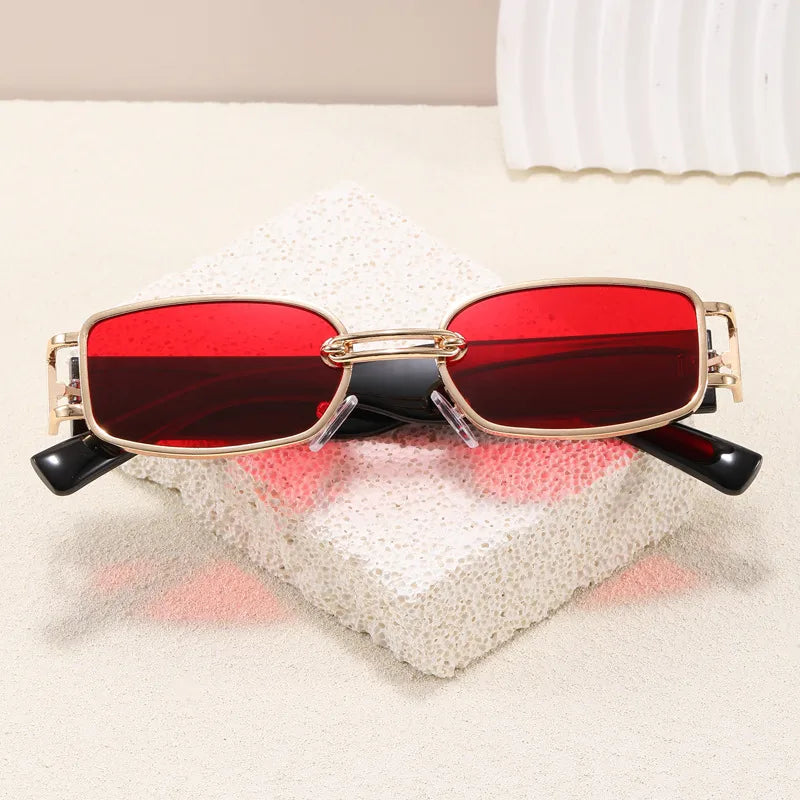 Casual Style Basic Solid Color Pc Square Full Frame Women's Sunglasses