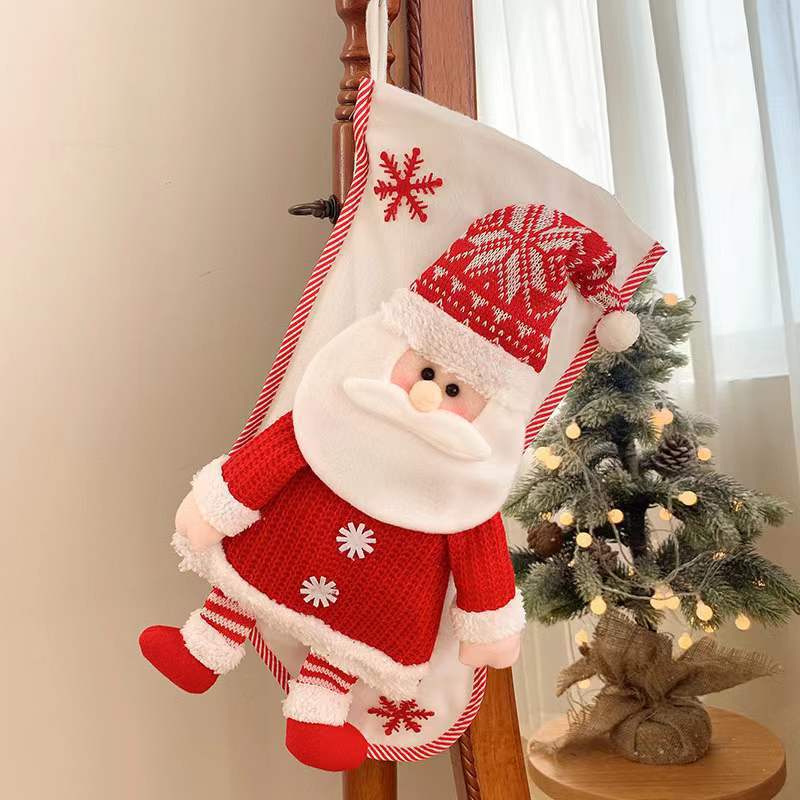 Christmas Fashion Santa Claus Snowman Nonwoven Party Christmas socks