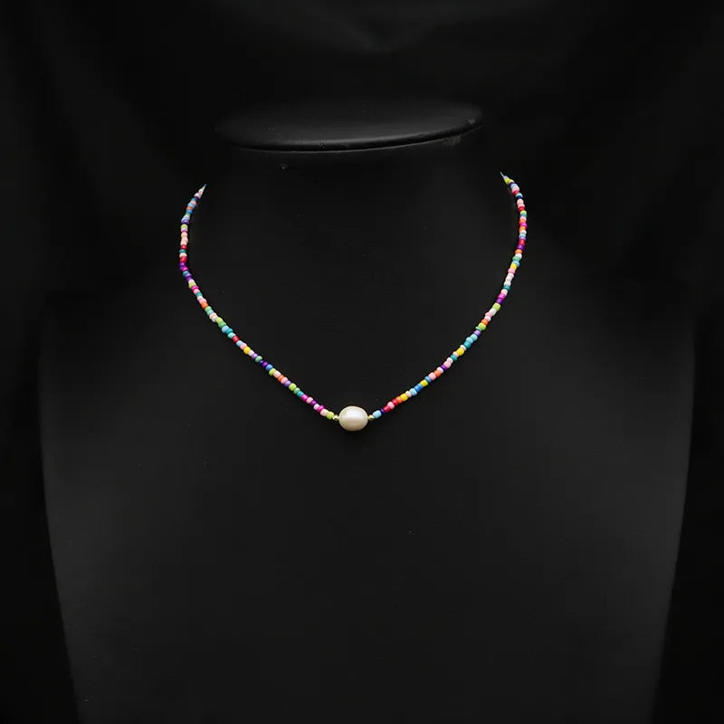 original design heart shape flower freshwater pearl plating 18k gold plated necklace