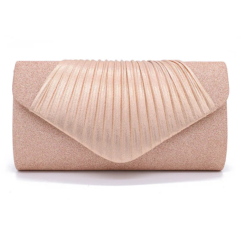 black gold silver satin stripe solid color cylindrical evening bags