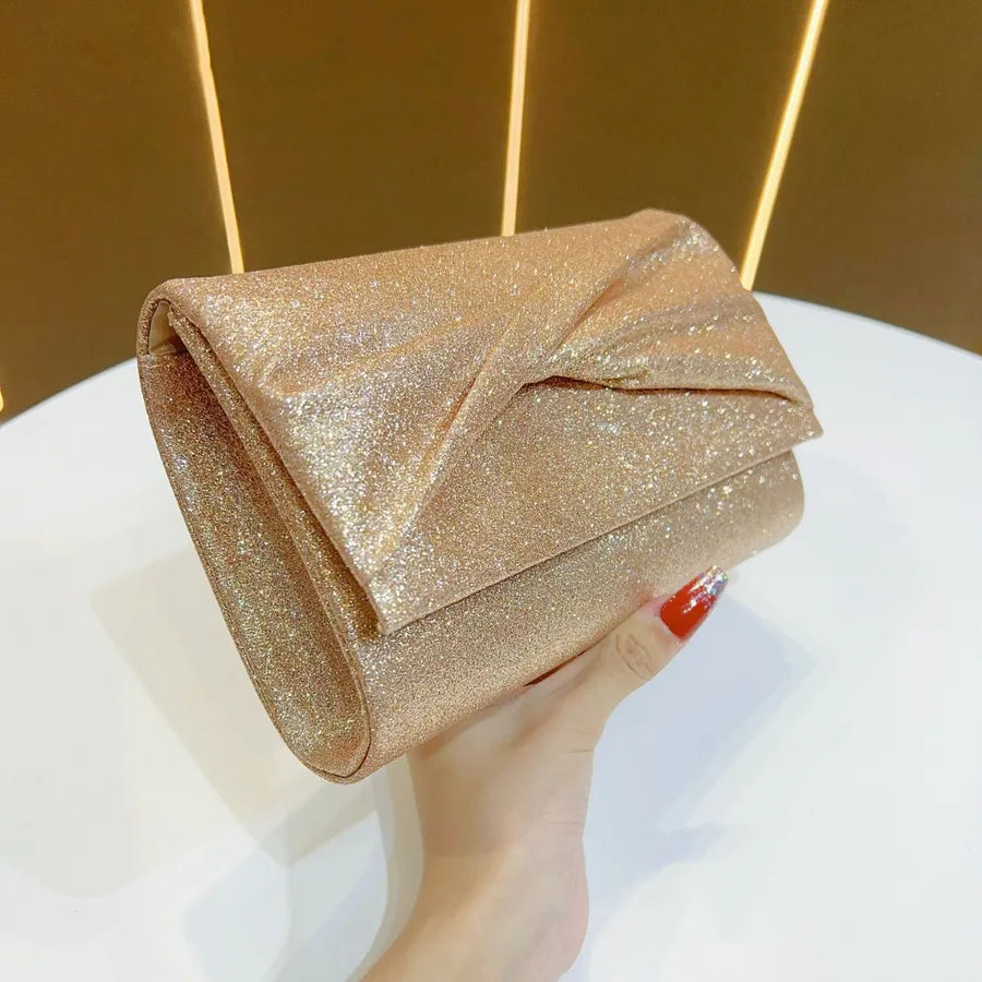 Elegant Evening Clutch Bag Women's Shoulder Crossbody Night Club Handbag Fashionable Small Square Bag For Banquet KTV