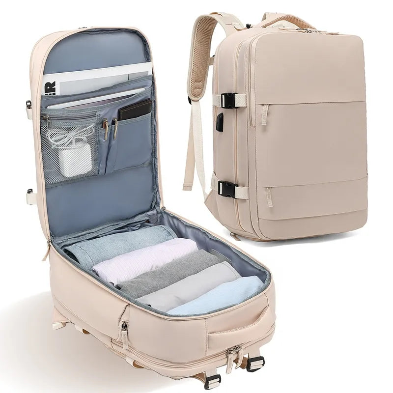 new student casual backpack schoolbag women's large capacity multi-functional computer backpack travel backpack
