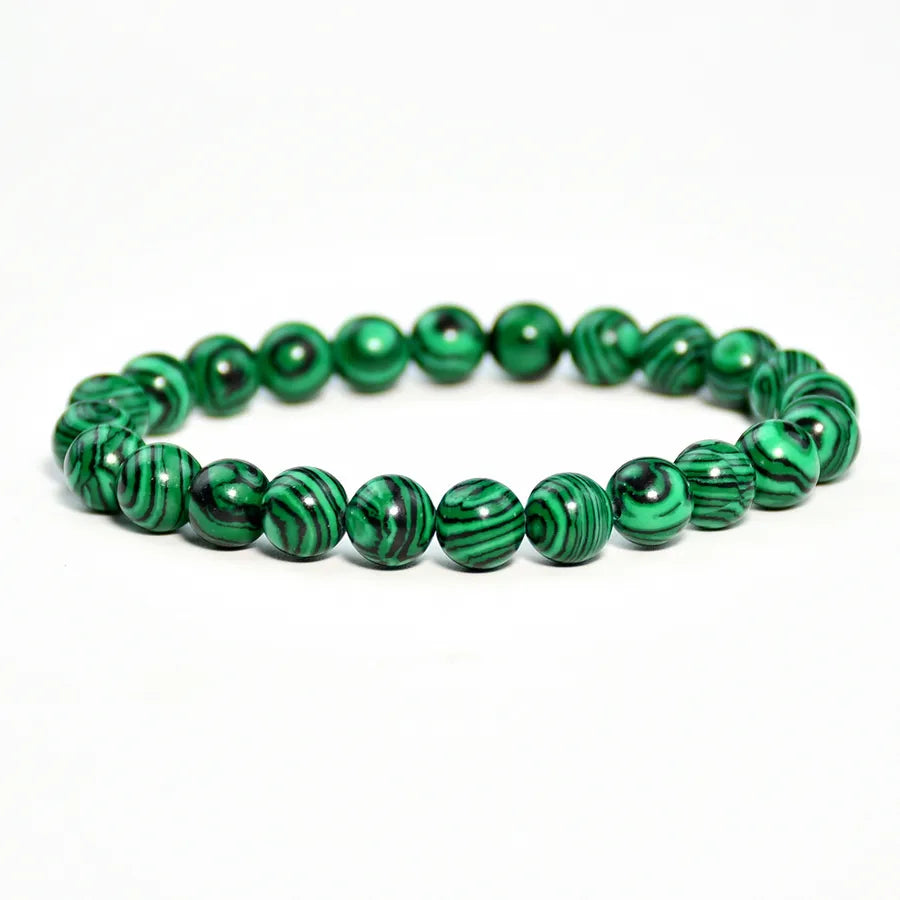 Elegant Geometric Solid Color natural stone Bracelets In Bulk