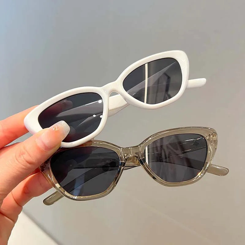 Children's new sunglasses simple frame color men and women treasure Han Feng ins round frame sunglasses clear travel style