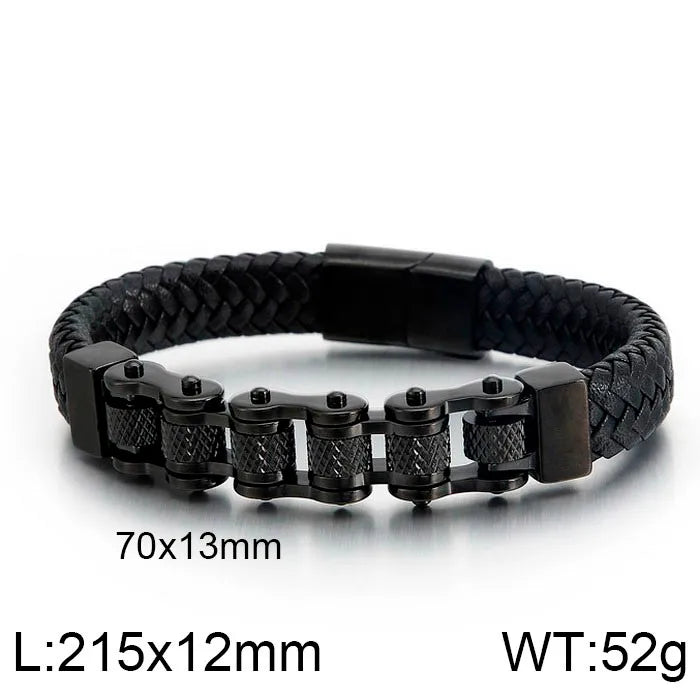 Titanium Steel 18K Gold Plated Punk Modern Style Classic Style Plating Geometric Bangle