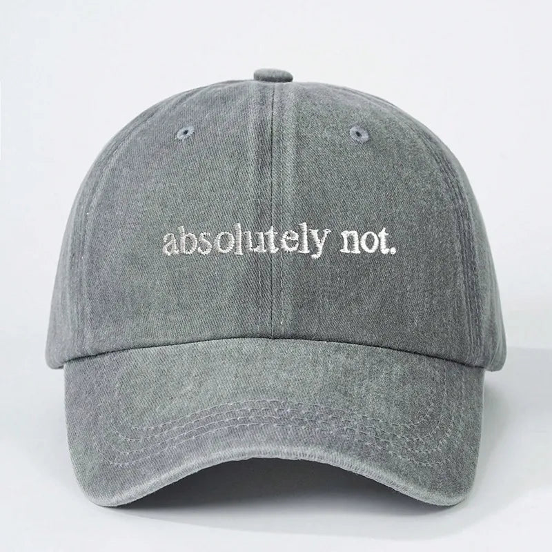 Women's Elegant Lady Letter Curved Eaves Baseball Cap