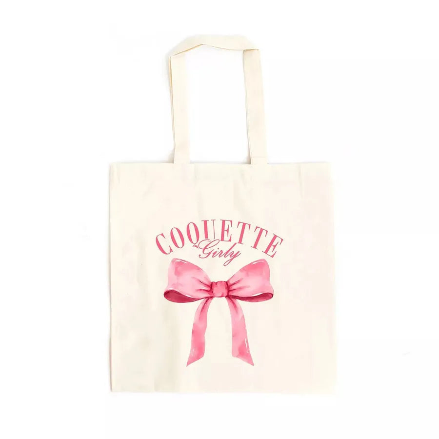 Student Cute Butterfly Knot Printed Canvas Bag Single Shoulder Foldable Shopping Handbag Ladies Tote Bag