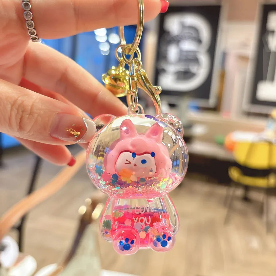 1 Piece Cute Cartoon Character Acrylic Unisex Bag Pendant Keychain