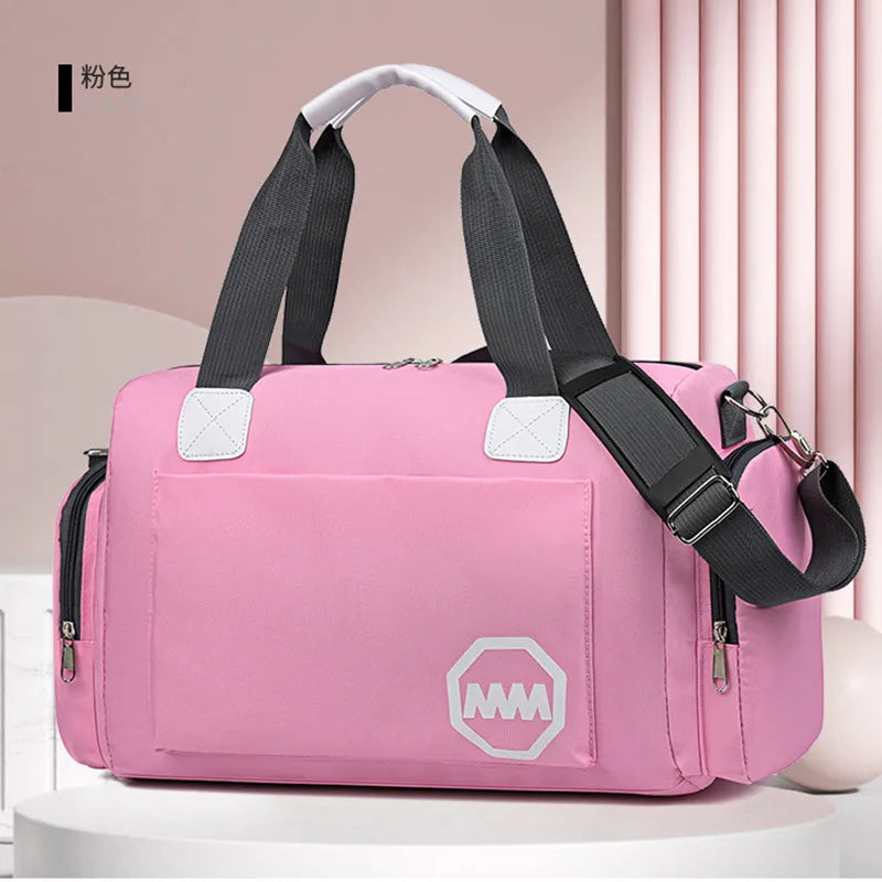 Unisex Basic Solid Color Oxford Cloth Waterproof Travel Bags