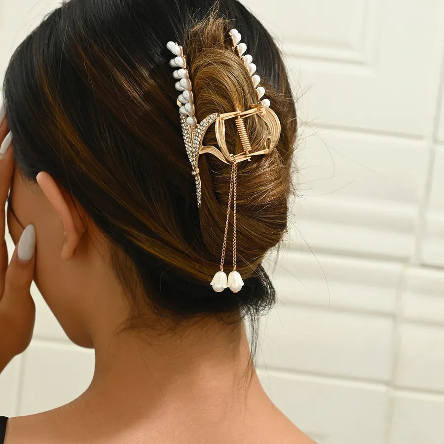 Elegant Women's Geometric Alloy Hair Claws