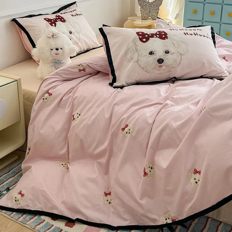 Cute Dog Cat Cotton Beddings Bedding