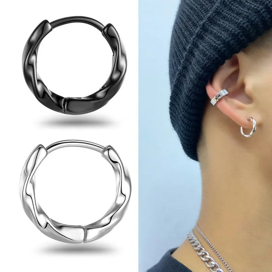 1 pair simple style geometric plating copper earrings
