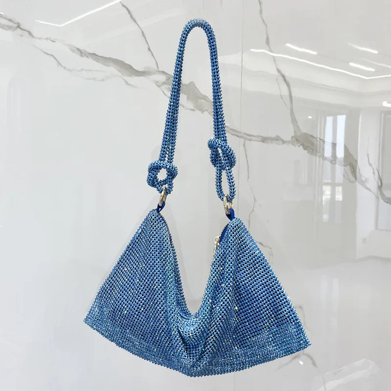 women's small summer rhinestone fashion underarm bag