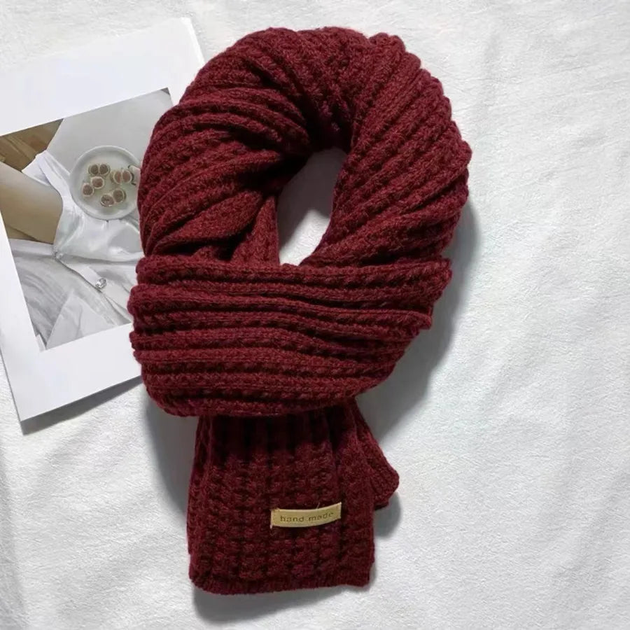 Women's Simple Style Stripe Cotton Scarf