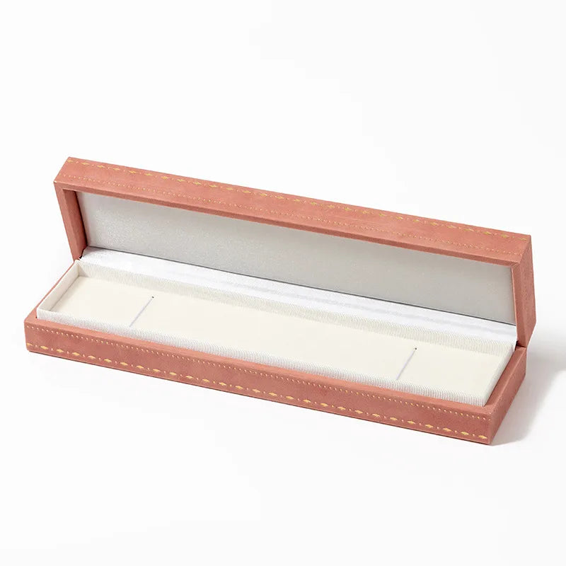 1 Piece Flannel Luxurious Holiday Banquet Solid Color Jewelry Boxes