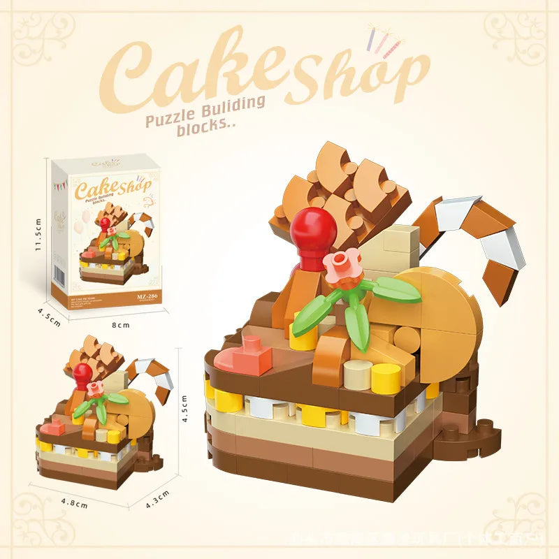 Children Unisex Cake Plastic Building Toys