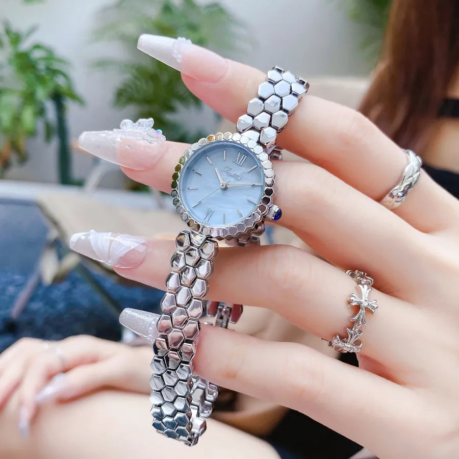 Casual Elegant Commute Hexagon Jewelry Buckle Quartz Watch