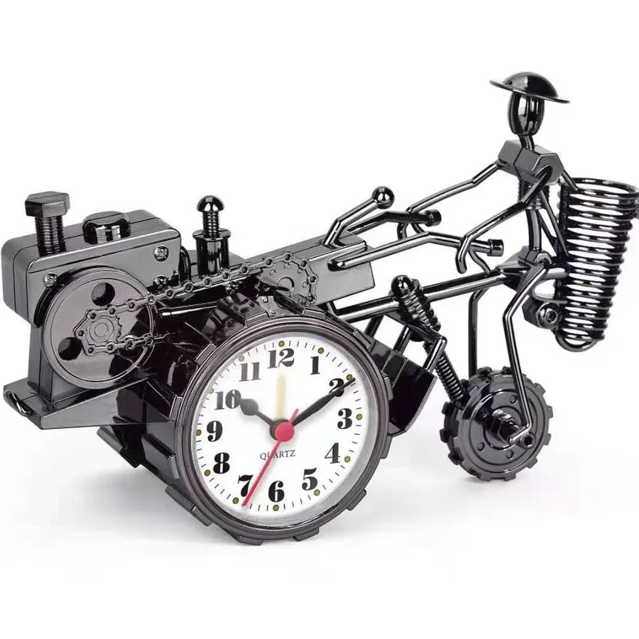 Retro Tractor Plastic Alarm clock Artificial Decorations