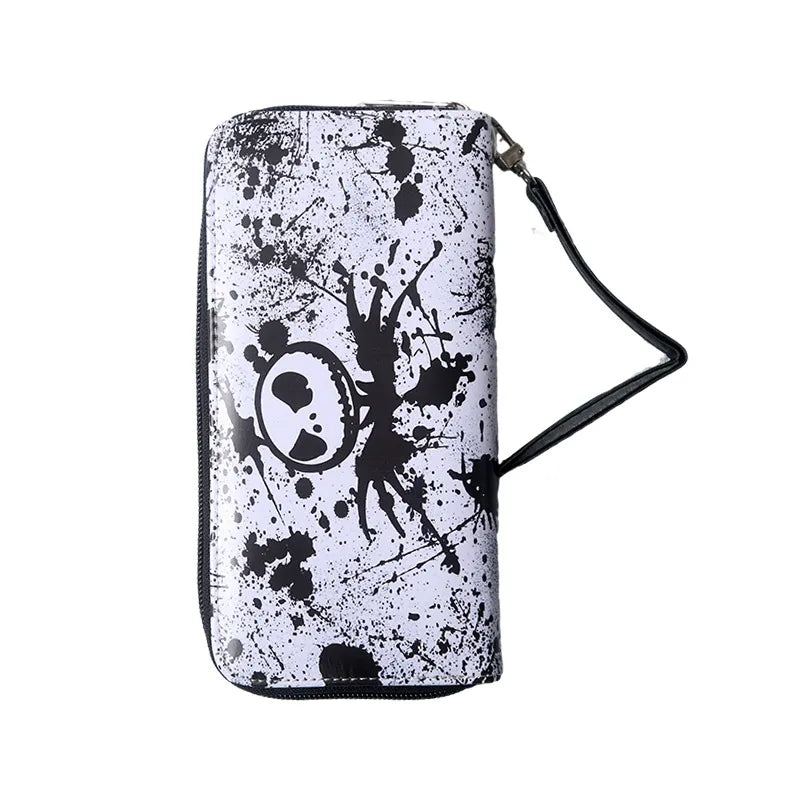 unisex cartoon pvc zipper wallets