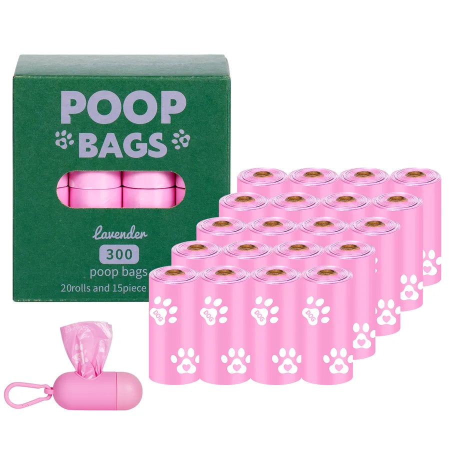 Cute PE Paw Print Pet Garbage Bag