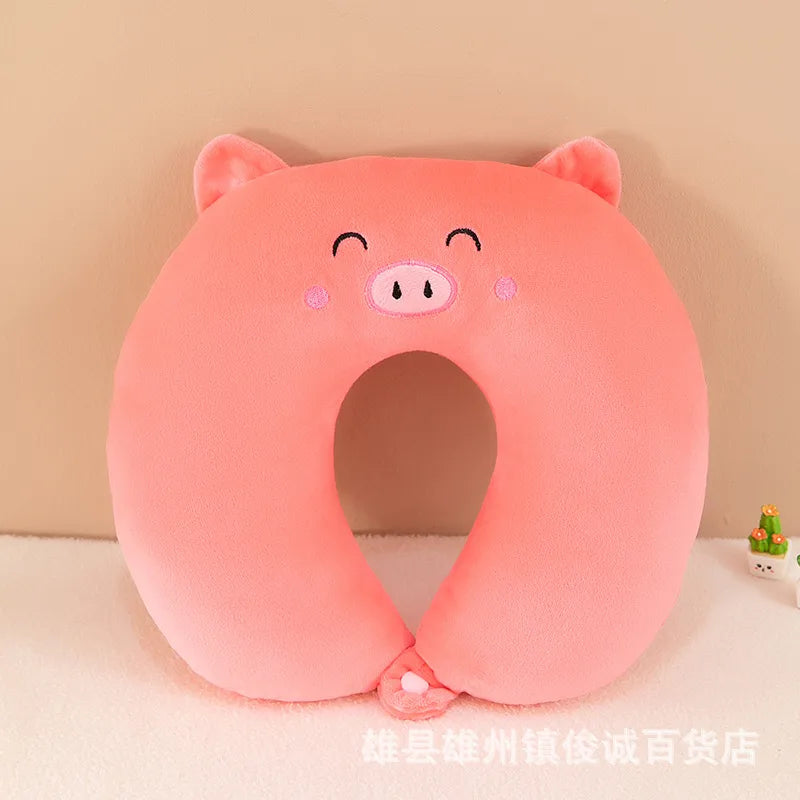 U-shaped Pillow Travel Neck Pillow Cervical Cute U-shaped Pillow Office Adult Nap Pillow Adult Neck Pillow Gift