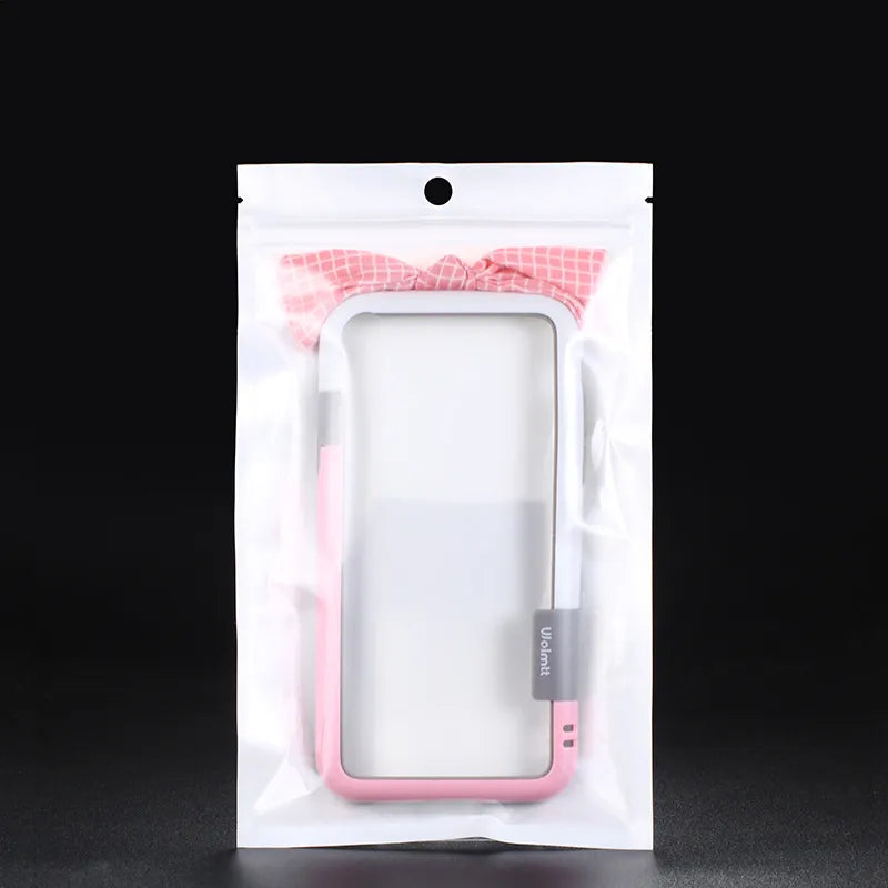 basic solid color plastic storage bag